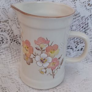 VINTAGE Nitto MEADOW-STONE JAPAN STONEWARE CREAMER 4.5" (H)